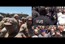 Ermenistan Ulusal Güvenlik Servisi görevlileri, Ana Taht Eçmiadzin'e girdi