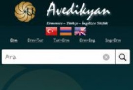 Avedikyan.com Ermenice-Türkçe-İngilizce önline sözlüğü önemli bir boşluğu doldurdu