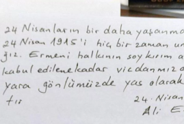 Türk ziyaretçilerin yayınlanmamış notları: “Ermenilerden özür diliyoruz”