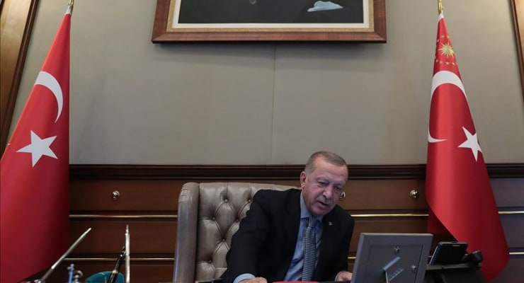 Էրդողանն առցանց հանդիպում է ունեցել ԱՄՆ-ի, Սաուդիան Արաբիայի և Սիրիայի ղեկավարների հետ