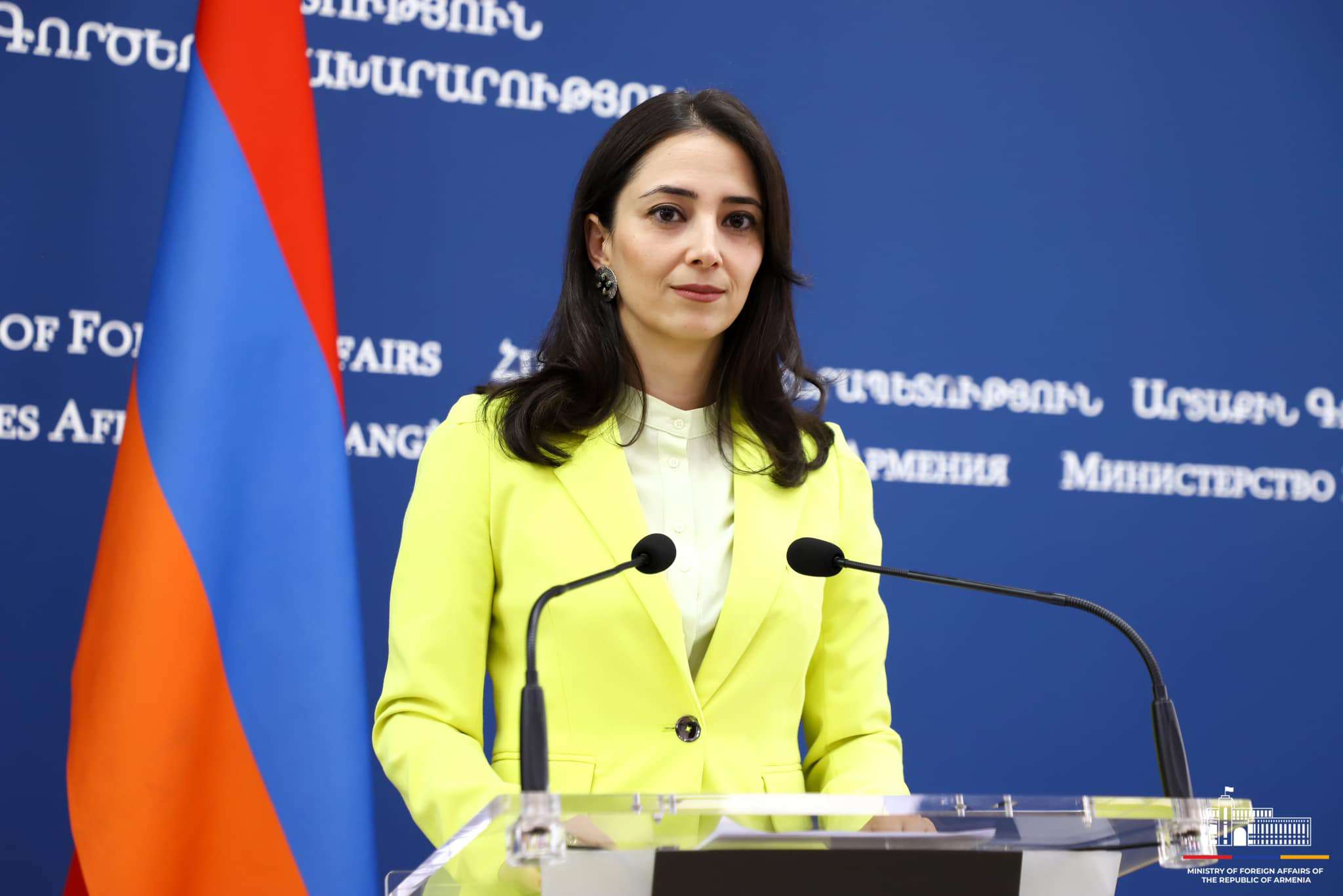 Ermenistan Dışişleri Bakanlığı Sözcüsü: "ABD ile stratejik ortaklığımızı ele alıyoruz"