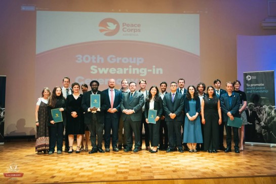Barış gönüllüleri'nin 30. grubu Ermenistan'da göreve başlıyor