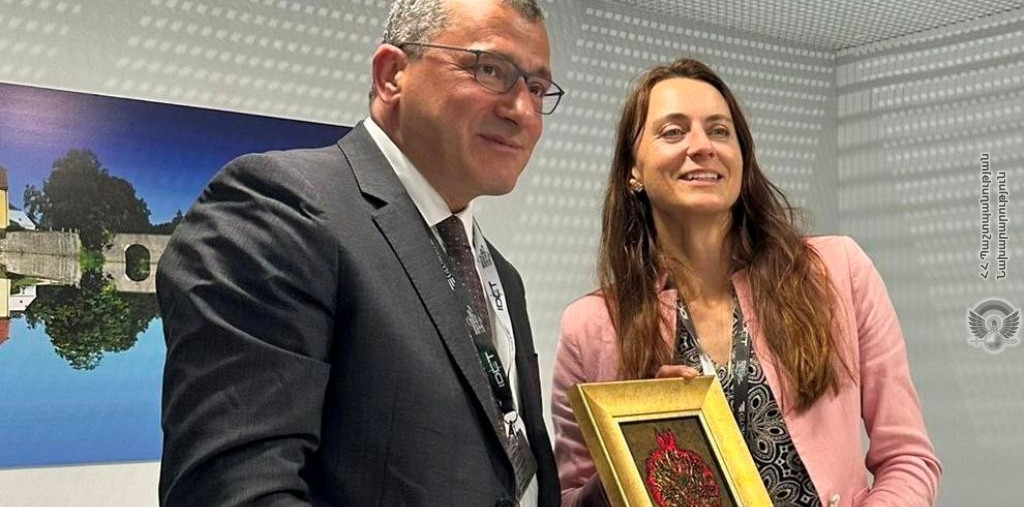 Ermenistan Savunma Bakan Yardımcısı başkanlığındaki heyet 18. Uluslararası "IDET" Fuarı'na katıldı