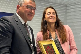 Ermenistan Savunma Bakan Yardımcısı başkanlığındaki heyet 18. Uluslararası "IDET" Fuarı'na katıldı