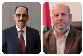 Իբրահիմ Քալընը հեռախոսազրույց է ունեցել «ՀԱՄԱՍ»-ի բանակցությունների գծով ղեկավարի հետ