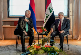 Ermenistan ve Irak Cumhurbaşkanları Fransa’da ikili ilişkileri görüştü