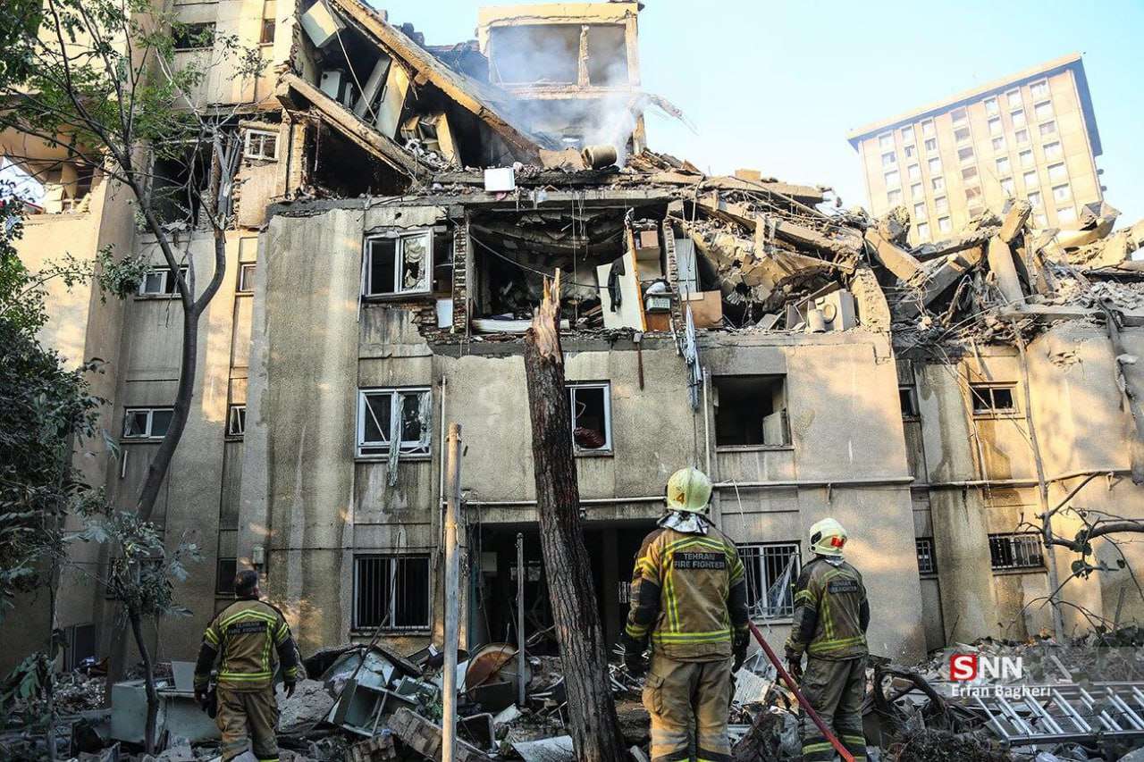 Tahran, İsrail hava saldırılarından sonra (Foto)