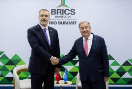 Ֆիդանը հանդիպել է ՌԴ արտգործնախարարի և ՄԱԿ-ի գլխավոր քարտուղարի հետ