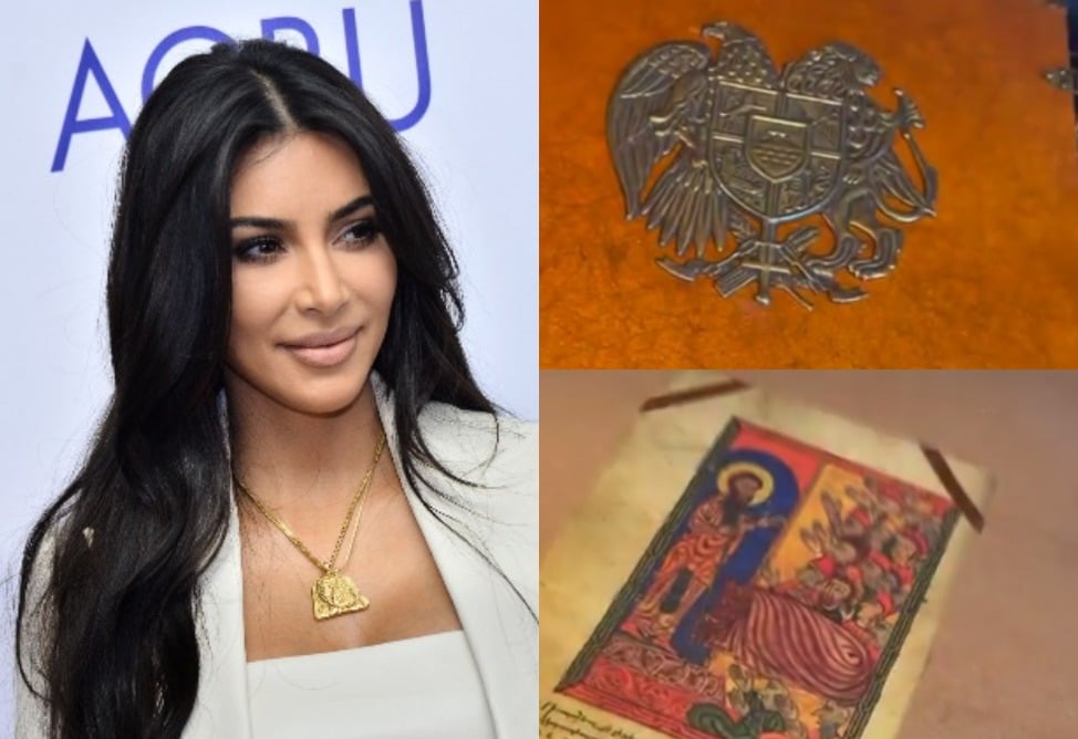 Kim Kardashian’a Ermenistan’ın tüm tarihini anlatan ansiklopedi hediye edildi