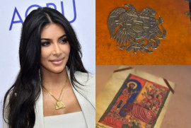 Kim Kardashian’a Ermenistan’ın tüm tarihini anlatan ansiklopedi hediye edildi