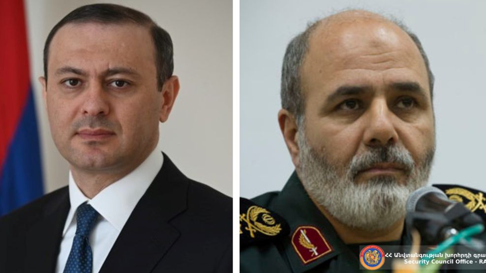 Ermenistan Güvenlik Konseyi Sekreteri, İranlı mevkidaşı ile telefonda görüştü