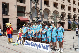 Avrupa 16 Yaş Altı Erkekler Voleybol Şampiyonası Yerevan’da başladı