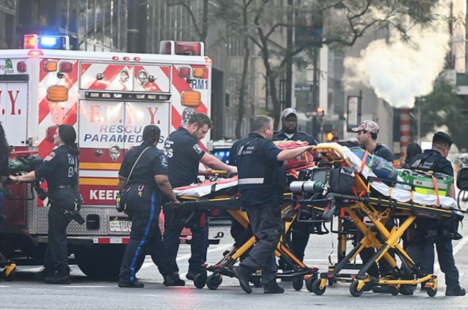 New York'ta silahlı saldırı: 5 kişi vuruldu