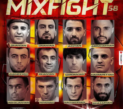Mix Fight 58 Turnuvası'nda Ermenistan'ı 12 sporcu temsil edecek