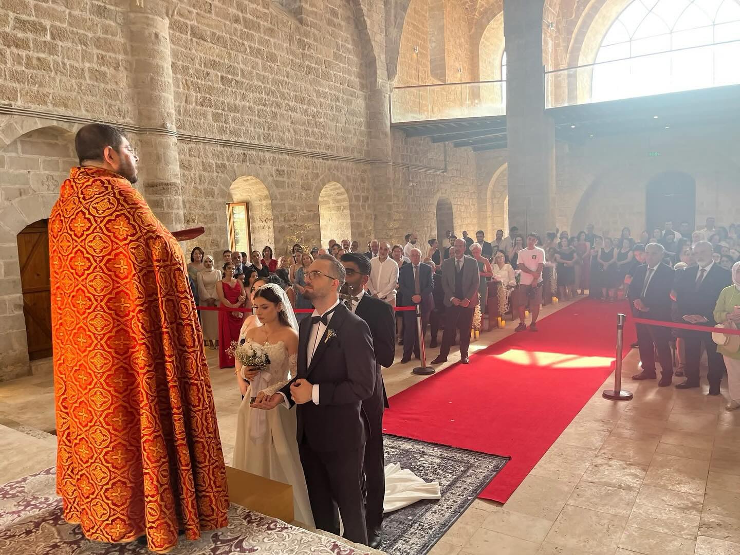 Malatya'daki Ermeni Kilisesi'nde düğün töreni