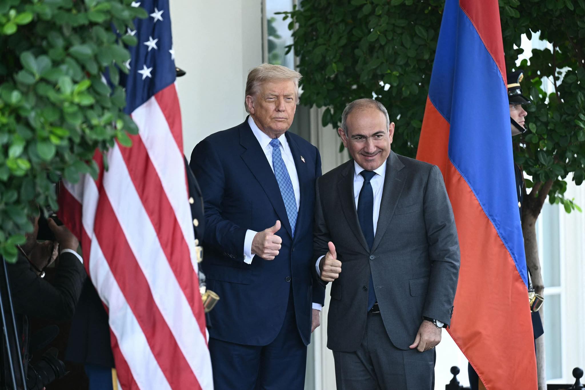 Nikol Paşinyan Beyaz Saray’a geldi, Trump ile görüşme başladı  (Video)