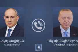 Կայացել է Փաշինյան-Էրդողան հեռախոսազրույց
