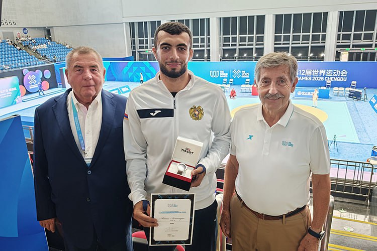Karabağlı Ermeni sporcu, 2025 Dünya Oyunları’nın en iyi sporcusu unvanına layık görüldü