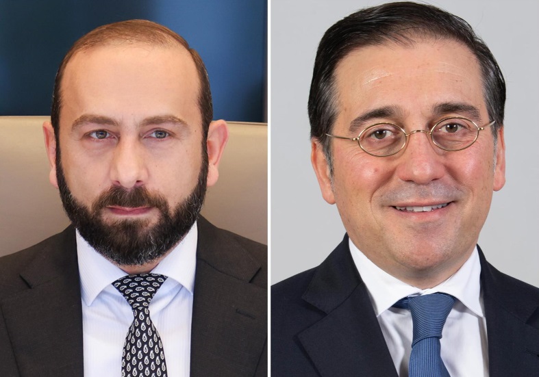 Ararat Mirzoyan İspanyol mevkidaşıyla telefon görüşmesi yaptı