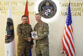 ABD Kansas Eyaleti Ulusal Muhafız Komutan Yardımcısı, Vazgen Sargsyan Askeri Akademisi’ni ziyaret etti