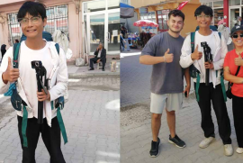 Չինացի զբոսաշրջիկը ոտքով հասել է Թուրքիա