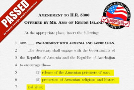 ABD Temsilciler Meclisi, Karabağ Ermenilerinin ve esirlerin dönüşünü öngören değişikliği kabul etti