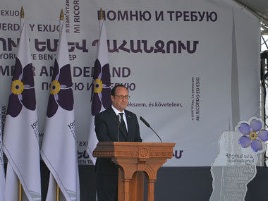 Hollande: Ermeni Soykırımı’nın tanınması barış ve uzlaşma bir çağrısıdır (video)
