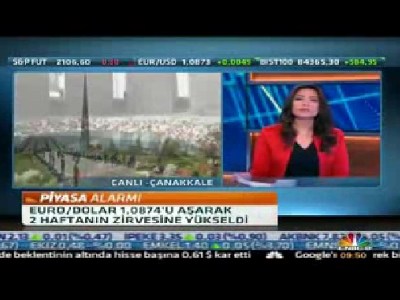 CNBC-e yayınında spiker Çanakkale törenini anlatırken Yerevan’daki Soykırım anma törenleri gösterildi (video)