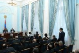 Cumhurbaşkanı ve Başbakanı Suriyeli Ermeni iş adamlarını kabul etti