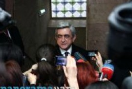 Serj Sarkisyan’dan Paruir Hayrikian’a ziyaret