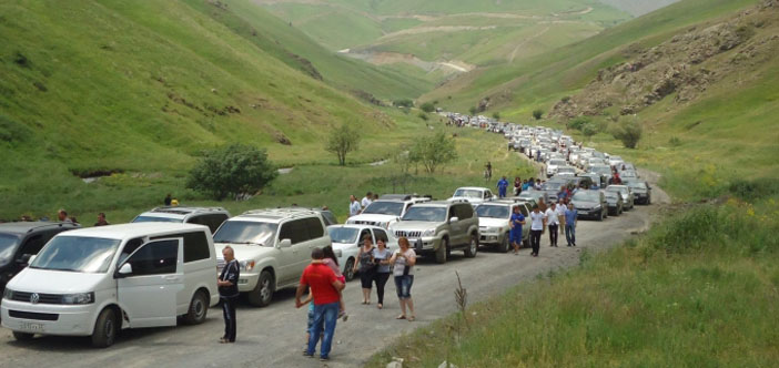 Rusya’da yaşayan aslen Karabağlı 200 Ermeni aile ,bu yaz  tatilleri için anavatanına döndü