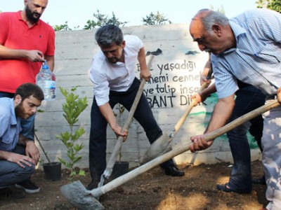 Գարո Փայլանը Սուրուչում զոհված երիտասարդների հիշատակին ծառ է տնկել