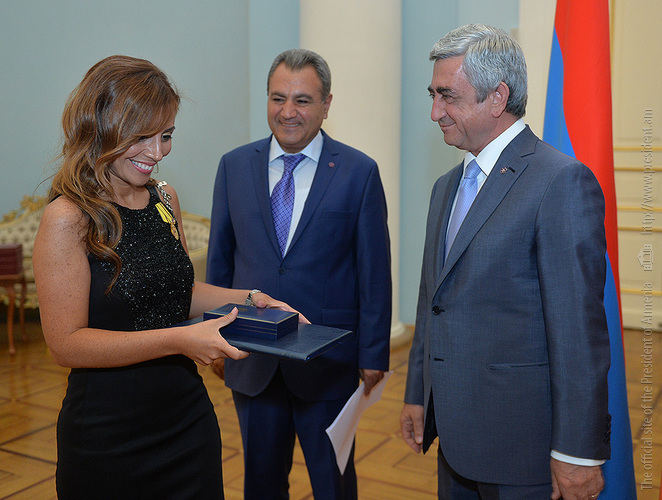 Sibil, Ermenistan Cumhurbaşkanı tarafından ödüllendirildi