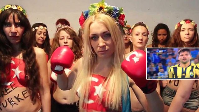 FEMEN-ին զայրացրել է Թուրքիայում ցուցադրվող պահպանակի գովազդը