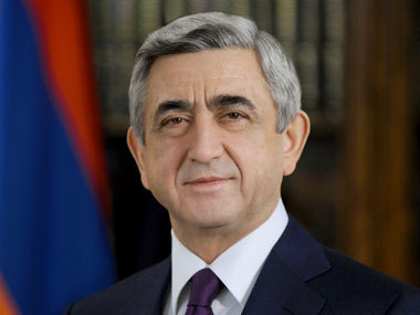 Sarkisyan, Karabağ'a gitti