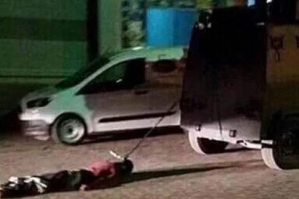 Թուրք ոստիկանները մեքենայից կապել են սպանված քուրդ երիտասարդին ու քարշ տվել փողոցով