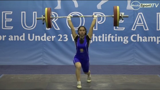 Ermeni bayan halterci Avrupa Şampiyonu oldu
