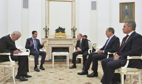 Rusya Devlet Başkanı Vladimir Putin ile Suriye Cumhurbaşkanı Beşar Esad görüştü