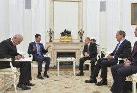 Rusya Devlet Başkanı Vladimir Putin ile Suriye Cumhurbaşkanı Beşar Esad görüştü