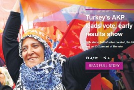 1 Kasım seçim sonuçları dünya basınında