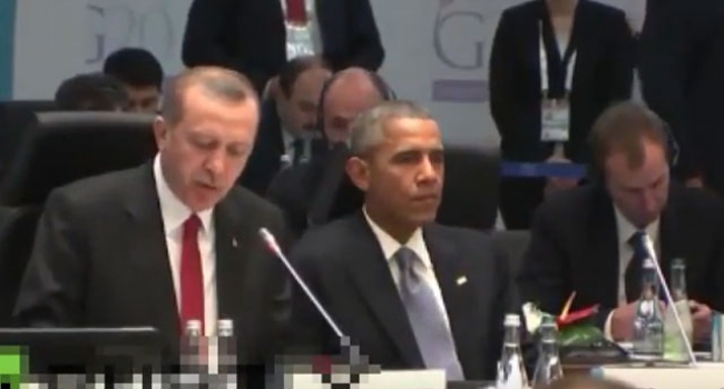 Էրդողանի ելույթի ժամանակ Օբամայի մաստակ ծամելը թուրքական մամուլում քննարկման նյութ է դարձել (տեսանյութ)