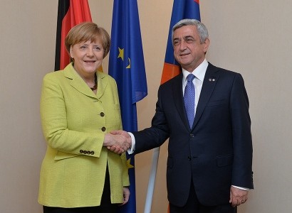 Cumhurbaşkanı Sarkisyan Merkel ile görüşecek