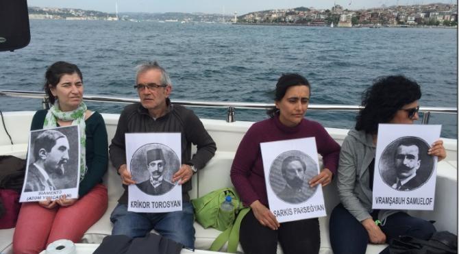 İnsan Hakları Derneği, Ermeni Soykırımı anısına İstanbul'da etkinlik düzenledi