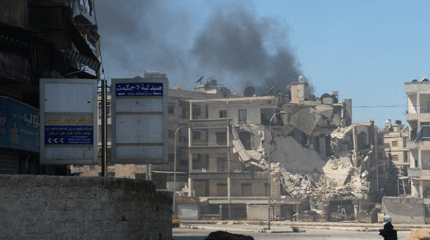 Halep’e yapılan roket saldırısı sonucu Ermeni yaşlı bakım evi zarar gördü