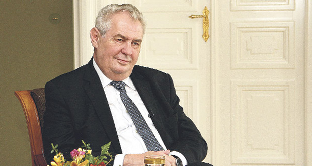Çek Cumhurbaşkanı Miloş Zeman Ermenistan yolcusu