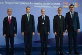 Serj Sarkisyan Moldova’da Ermenistanın yasadışı ablukasına değindi