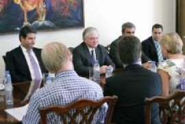 Edvard Nalbandyan Danimarkalı heyeti kabul etti