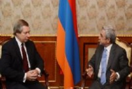 Serj Sarkisyan Minsk Grubu’nun ABD’li eşbaşkanını kabul etti