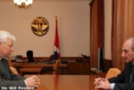 Karabağ Cumhurbaşkanı Andrzej Kasperzyk’i kabul etti