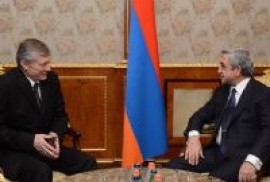 Serj Sarkisyan Nikolay Bordyuja’yı kabul etti